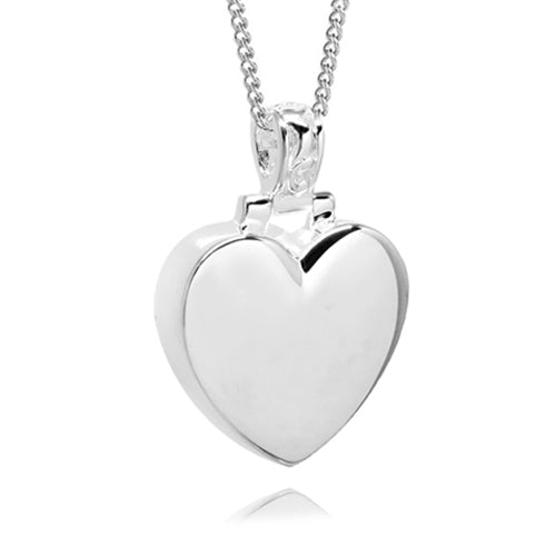 In My Heart Keepsake Pendant Silver