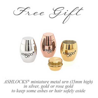 Ashlocks Cremation Jewellery Mini Urn