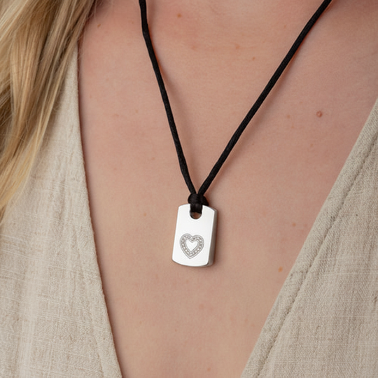 Heart Tag Pendant for Ashes by Ashlocks