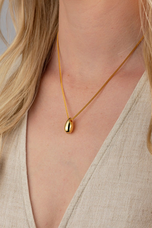 Teardrop Memorial Jewellery (Rose Gold Vermeil)