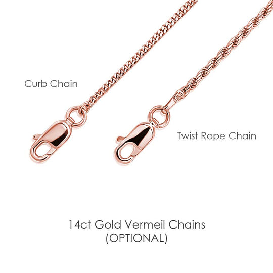 Little Paws Pet Memorial Jewellery (Rose Gold Vermeil)