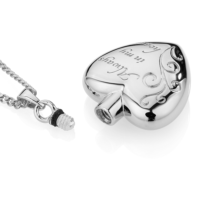 Ashlocks Always In My Heart Ashes Jewellery Silver