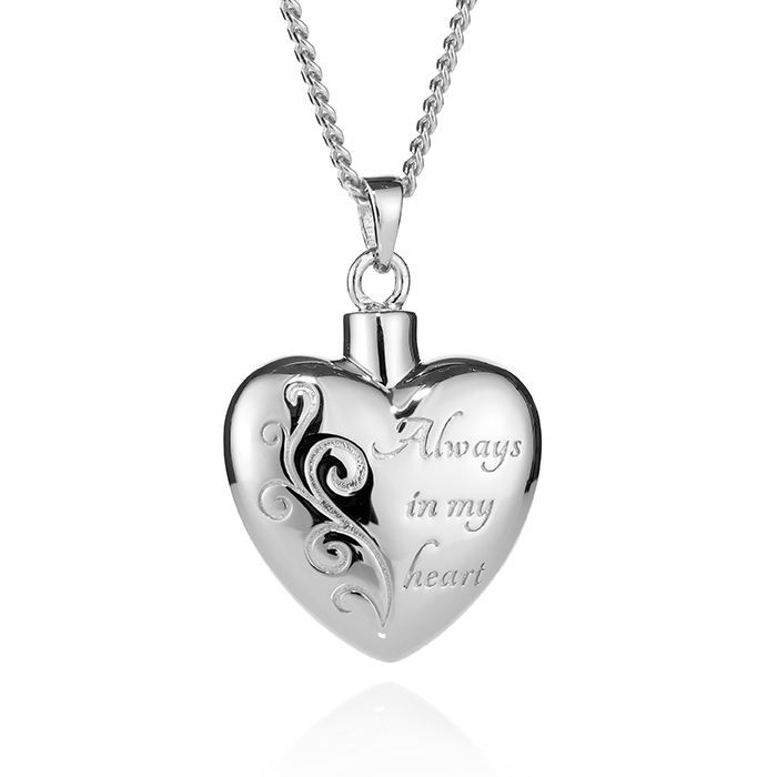 Ashlocks Always In My Heart Ashes Jewellery Silver