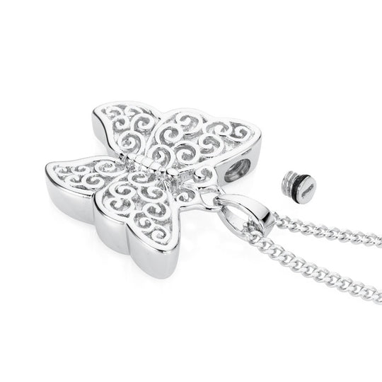 Butterfly Cremation Ashes Jewellery (Sterling Silver)