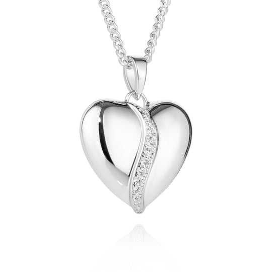 Cherished Heart Memorial Jewellery (Sterling Silver)