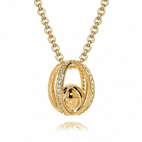 Circles of Love Memorial Pendant (9ct Gold)