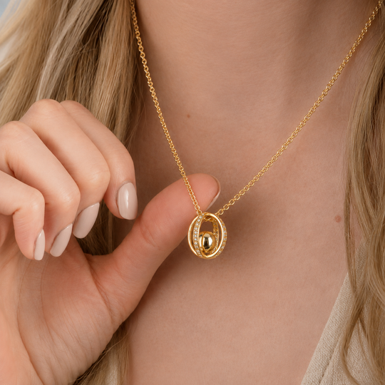 Circles of Love Memorial Pendant (9ct Gold)