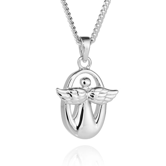 Angel Keepsake Pendant (Sterling Silver)