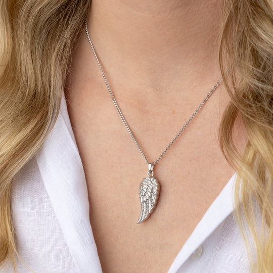 Angel Wing Keepsake Pendant (Sterling Silver)