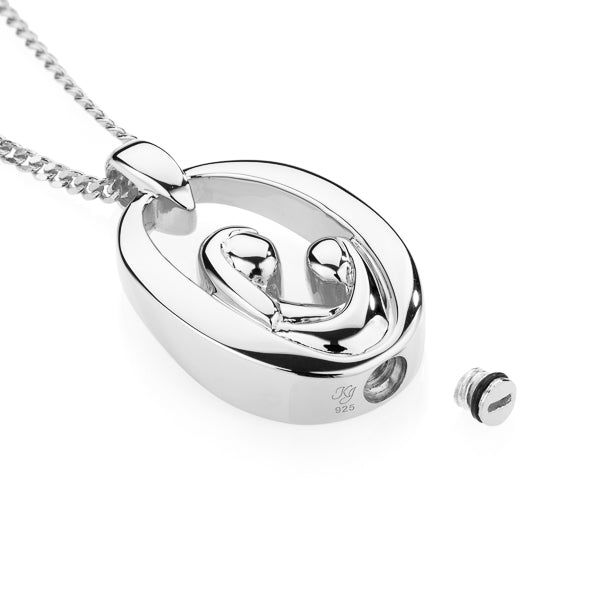 Mother Child Ashes Pendant (Sterling Silver) – Keepsake
