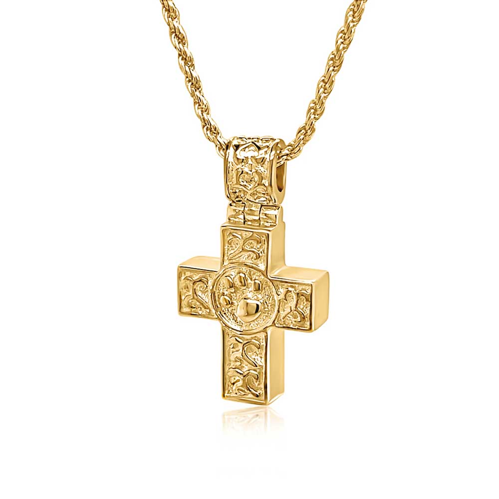 Paw Cross Cremation Pendant GV