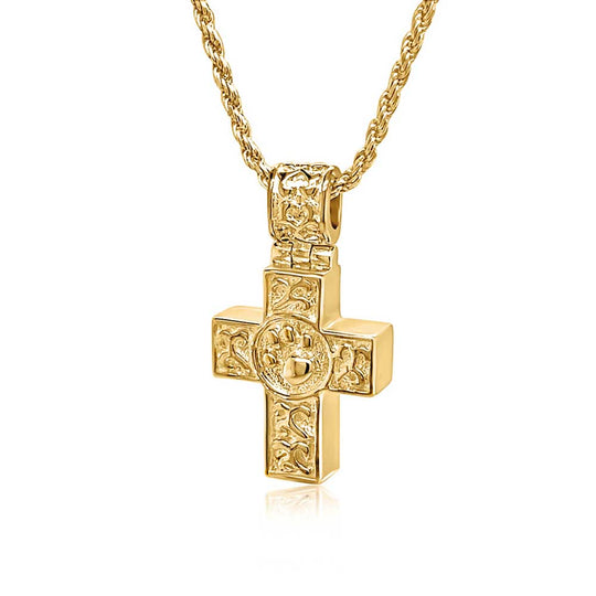 Paw Cross Cremation Pendant GV