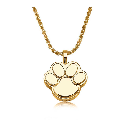 Paw Print Ashes Pendant (9ct Gold)