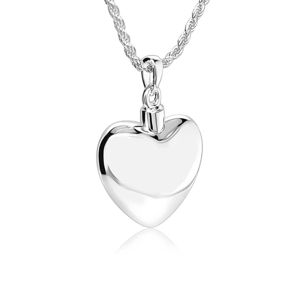 Paw Heart Memorial Pendant (Sterling Silver)