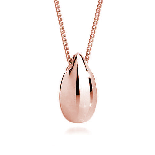 Petite Teardrop Memorial Pendant 9ct Rose Gold