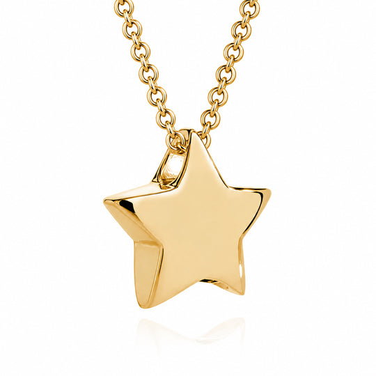 Petite Star Memorial Pendant 9ct Gold