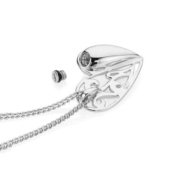 Butterfly Tear Keepsake Pendant (Sterling Silver)