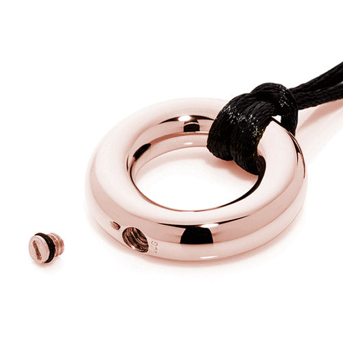 Eternity Cremation Necklace (Rose Gold Vermeil)