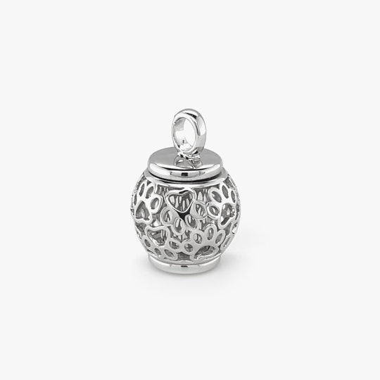 Lantern of Love Pet Memorial Pendant (Sterling Silver)