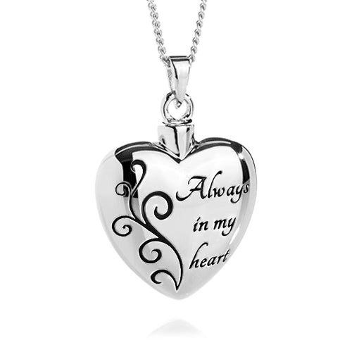 Ashlocks Always In My Heart Ashes Jewellery Silver