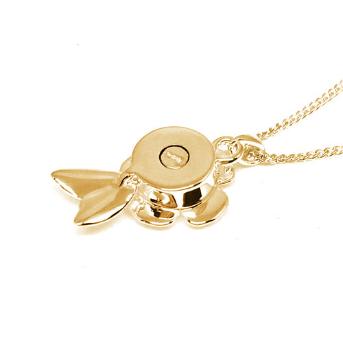 Ashlocks Rose Pendant for Ashes Gold Vermeil open