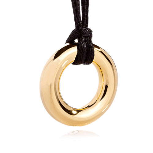 Eternity Cremation Necklace Gold Vermeil