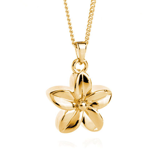 Gold Forget Me Not Cremation Jewellery
