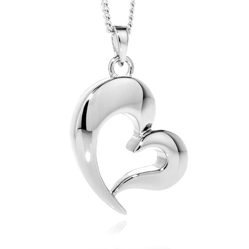 U7 Jewelry Cremation Necklace for Ashes Engraved Heart Urn Necklace  Memorial Pendant