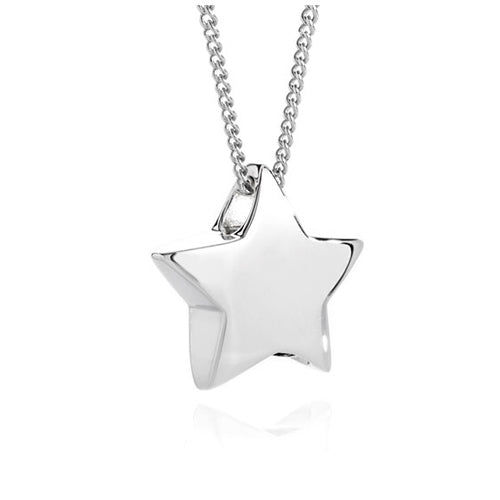 Petite Star Memorial Pendant (Sterling Silver)