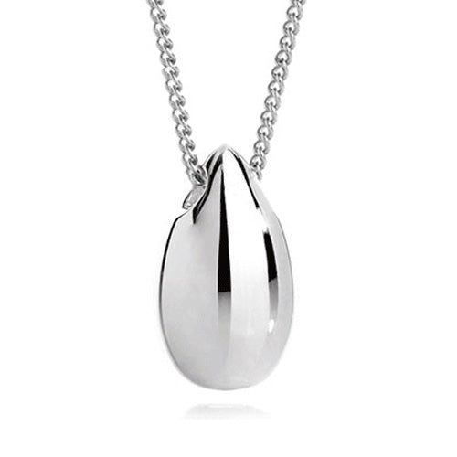 Teardrop Pendant for Ashes Silver