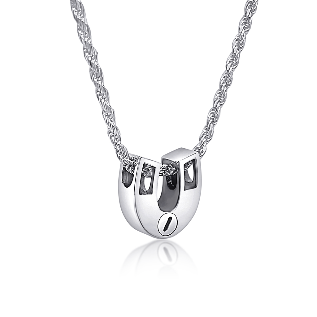 Horseshoe Cremation Pendant in Silver – Keepsake Jewellery Australia